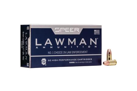 SPEER AMMUNITION 9mm Luger 147 gr TMJ Lawman 50/Box 