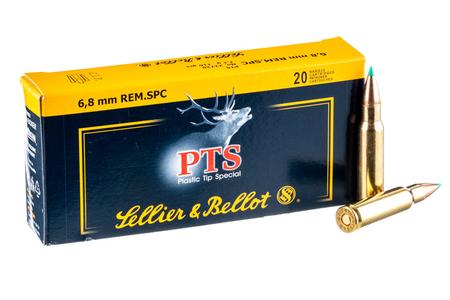 SELLIER AND BELLOT 6.8mm Rem SPC 110 gr PTS 20/Box