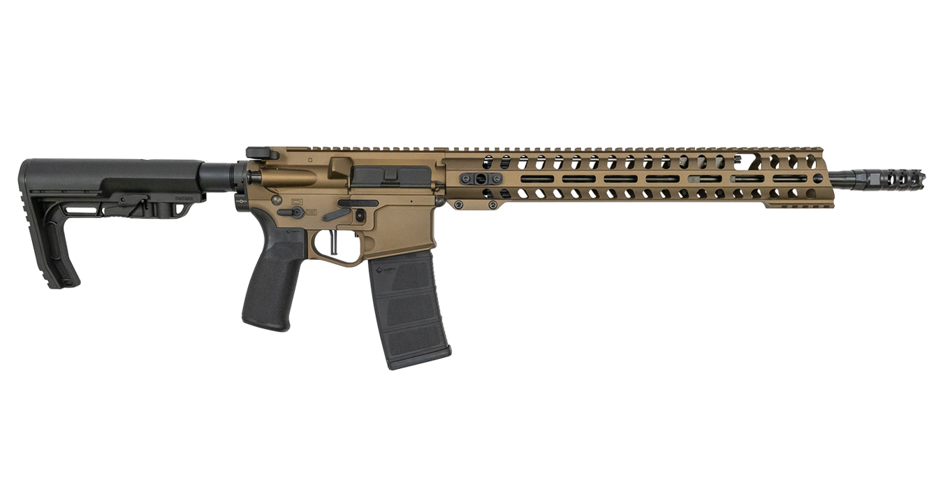 RENEGADE + 5.56MM SEMI-AUTOMATIC RIFLE WITH BURNT BRONZE FINISH