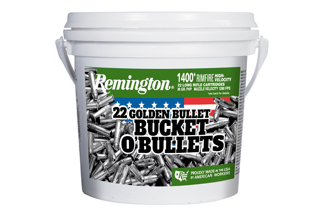 REMINGTON 22 LR 36 GR HP 1400 RD BUCKET