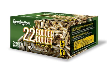 Remington 22 LR 36 gr Golden Bullet High Velocity HP 225/Brick