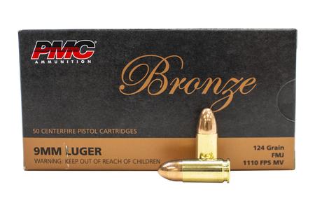 PMC 9mm 124 gr FMJ Bronze 50/Box