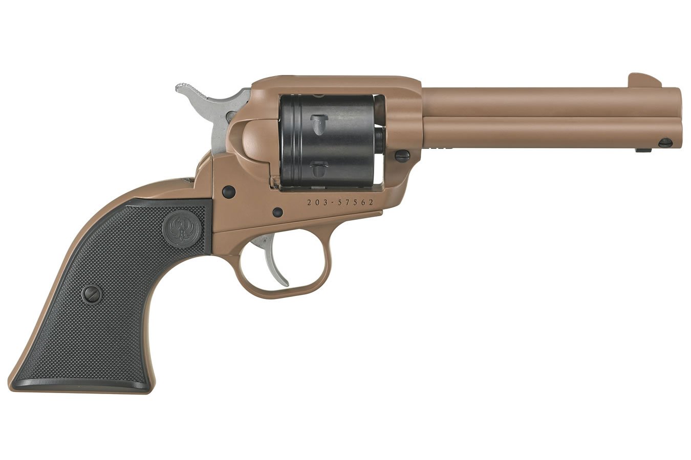 RUGER WRANGLER 22LR 4.62` DARK EARTH/BLACK