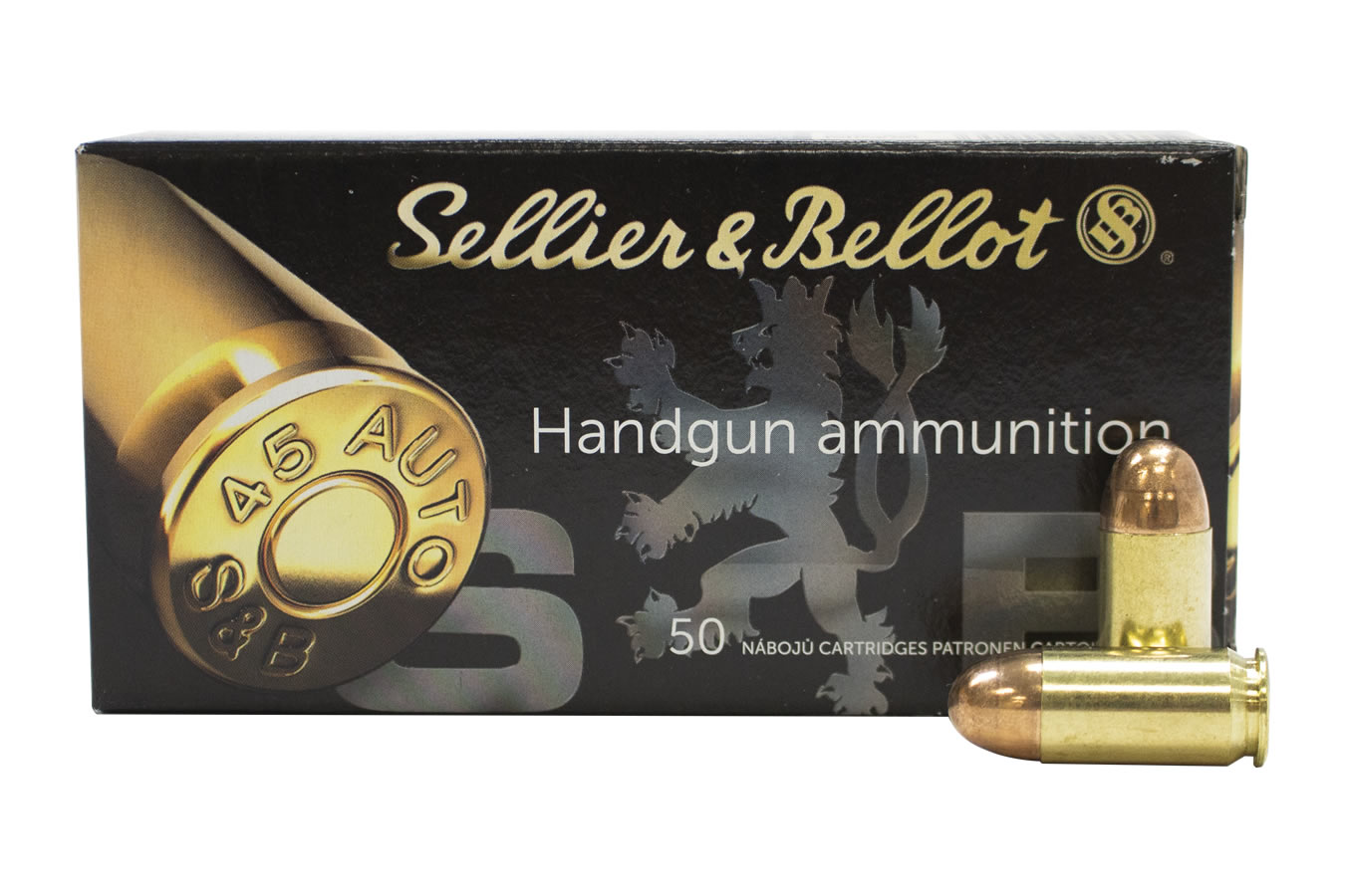 Sellier And Bellot 45 ACP 230 gr FMJ Police Trade Ammunition 50/Box