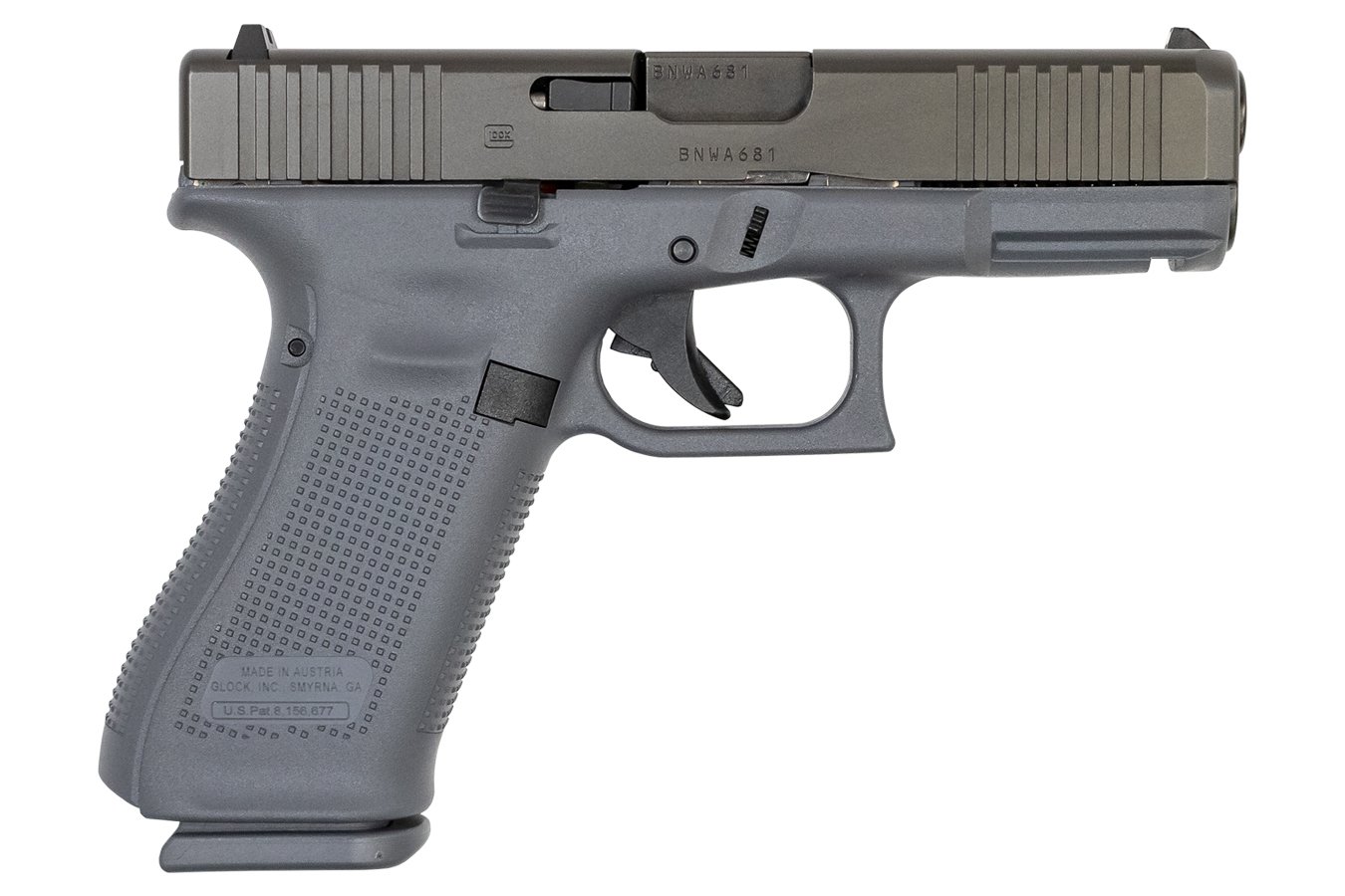 Glock G45 9mm Semi-Auto Pistol with Gray Frame