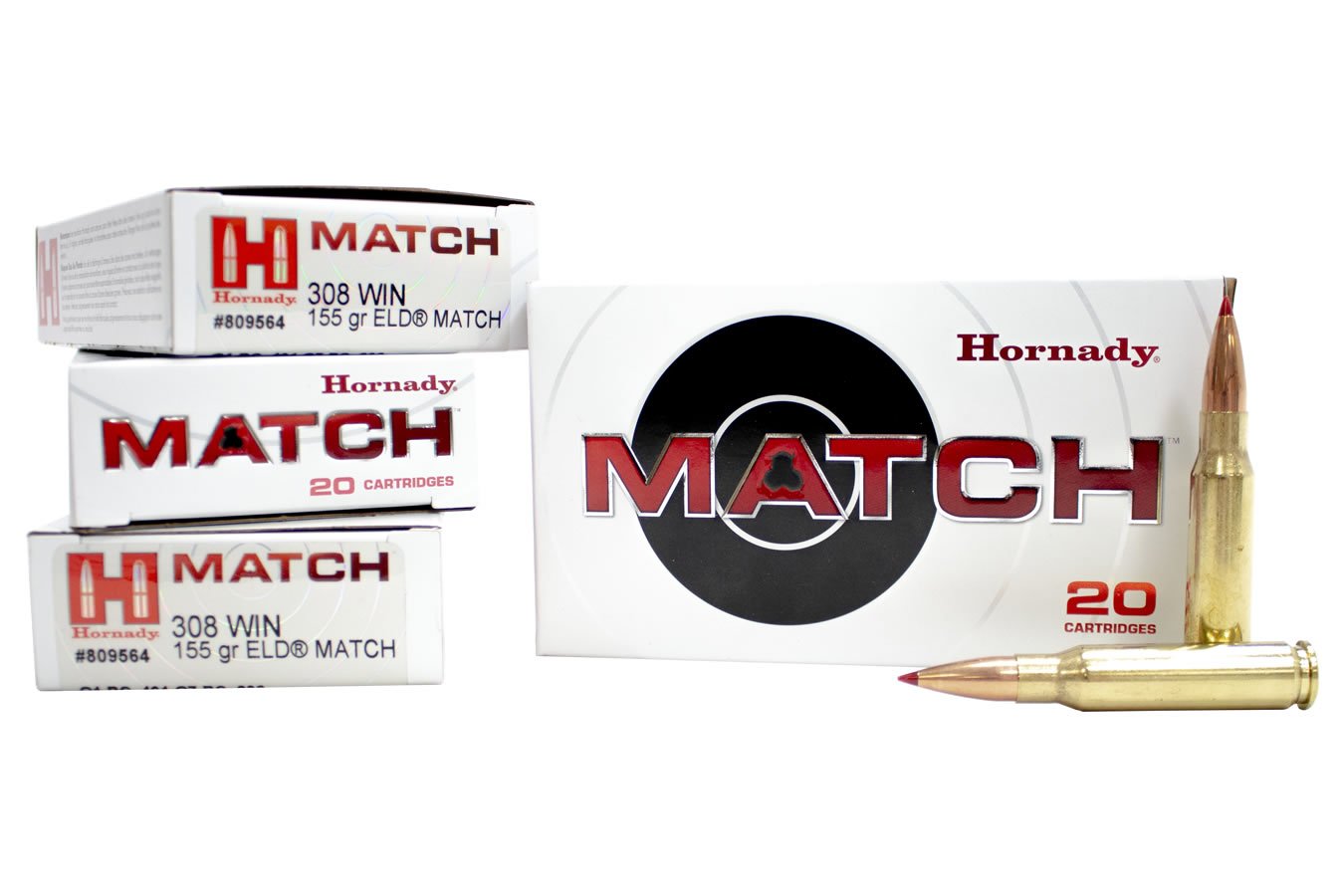 Hornady 308 Win 155 gr ELD Match 80/Can