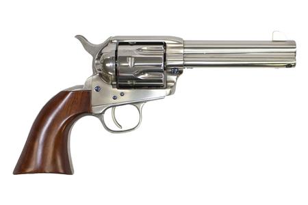 1873 CATTLEMAN 45 COLT REVOLVER POLISHED NICKEL PLATED