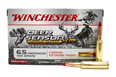 Winchester 6.5 Creedmoor 125 gr Copper Extreme Point Dear Season XP 20/Box