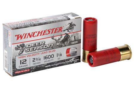 WINCHESTER AMMO 12 Gauge  2-3/4 Inch Rifled Slug Deer Season 5/Box