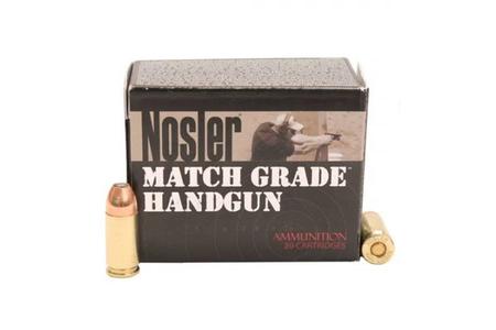 NOSLER 9mm Luger 147 gr JHP  Match Grade Handgun 20/Box