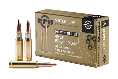 308 WIN 155 GR HPBT MATCH LINE 20/BOX