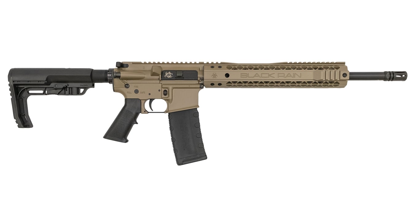 BLACK RAIN ORDNANCE SPEC 15 FDE CERAKOTE 5.56MM 16` BBL MFT GRIP/STOCK