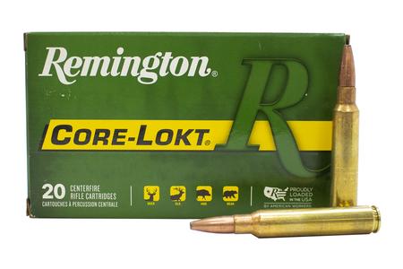 338 REM ULTRA MAG 250 GR CORE-LOKT POINTED SOFT POINT 20/BOX