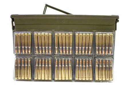 5.56 NATO 62 GR FMJ AMMO CAN 900/CAN