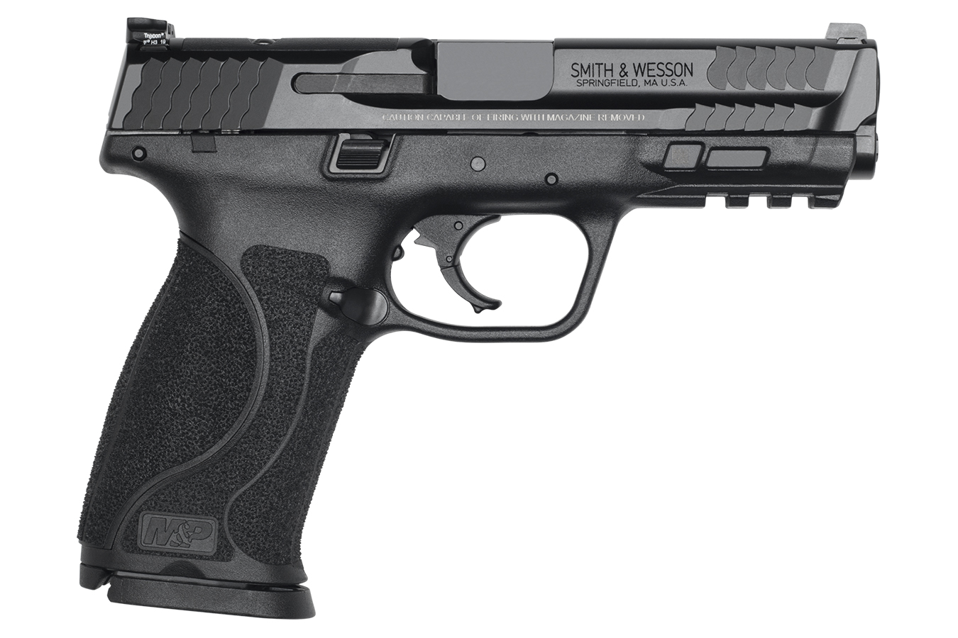 SMITH AND WESSON MP 9, M2.0, OPTICS READY, 4.25` BARREL, FRONT SERRATIONS, STANDARD HEIGHT SIGHT