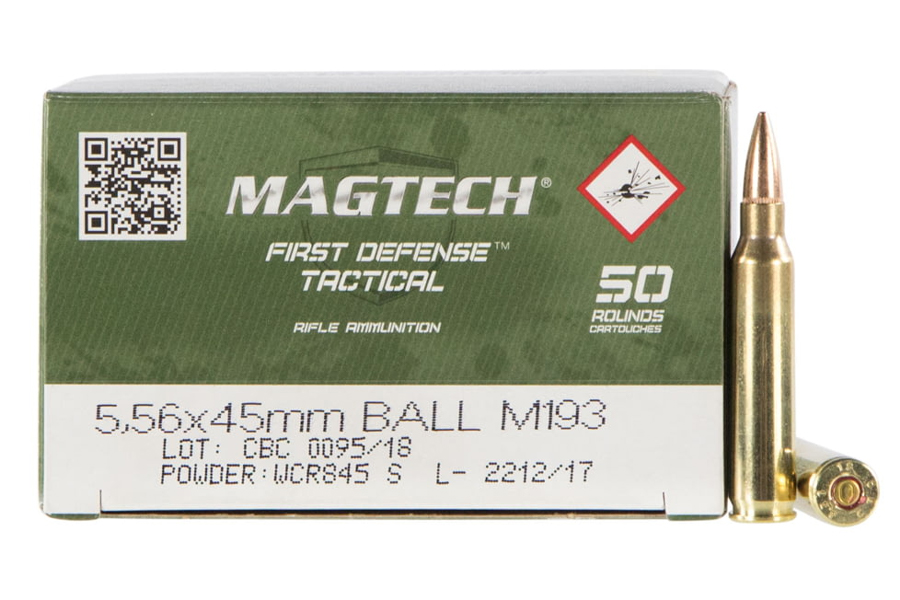 MAGTECH 5.56X45 MM NATO 55 GR FULL METAL JACKET 50/BOX