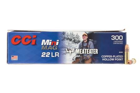 CCI AMMUNITION 22 LR 36 gr Copper Plated Hollow Point Mini Mag Meateater 300/Box