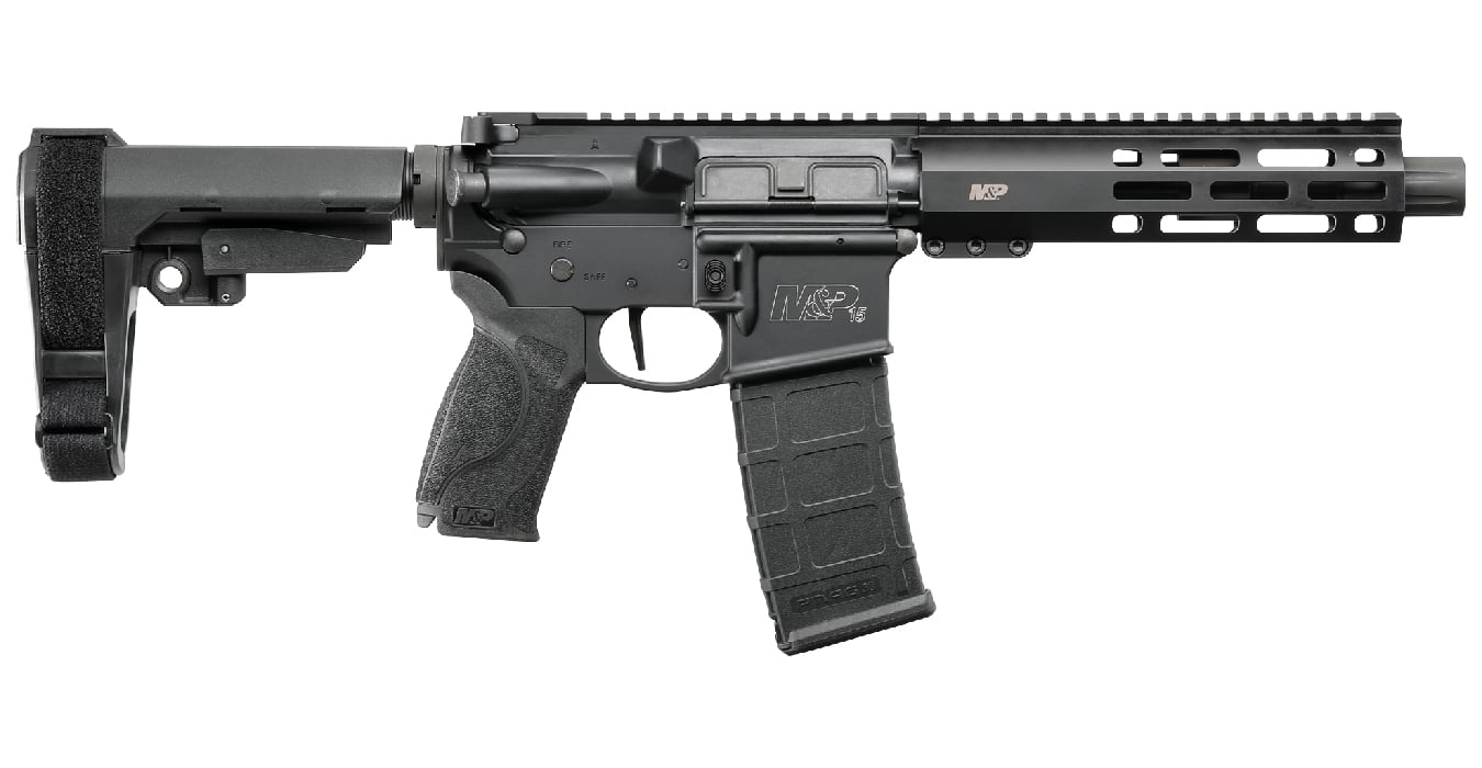 SMITH AND WESSON MP15 AR PISTOL 5.56 7.5` BBL SBA3 BRACE