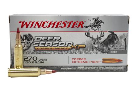 WINCHESTER AMMO 270 WSM 130 gr Extreme Point Deer Season XP 20/Box
