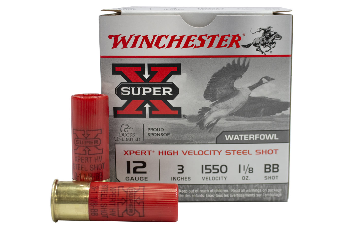 Winchester Xpert 12 Gauge Ammunition, 25 Rounds Steel Shot #4