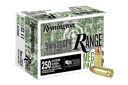 9MM 115 GR FMJ RANGE AMMO 250 RND