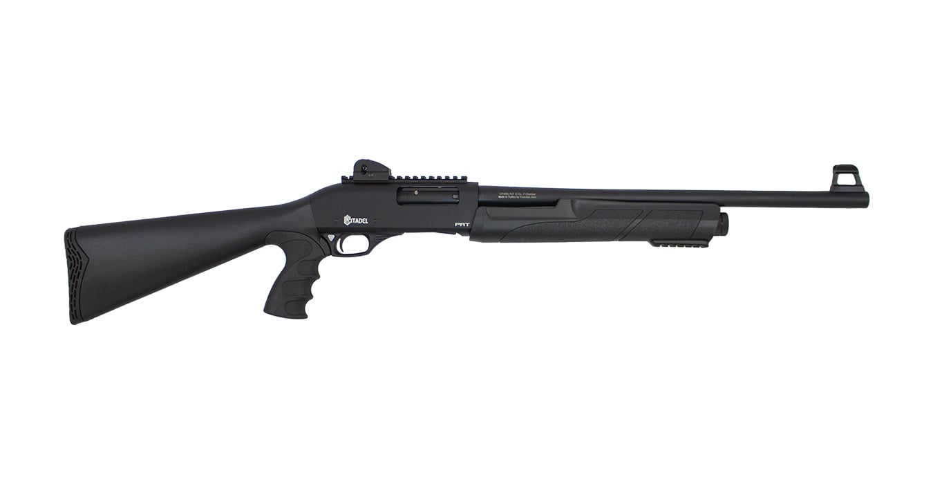 CITADEL PAT 12 GAUGE PUMP-ACTION SHOTGUN WITH GHOST RING SIGHTS AND PICATINNY RAIL