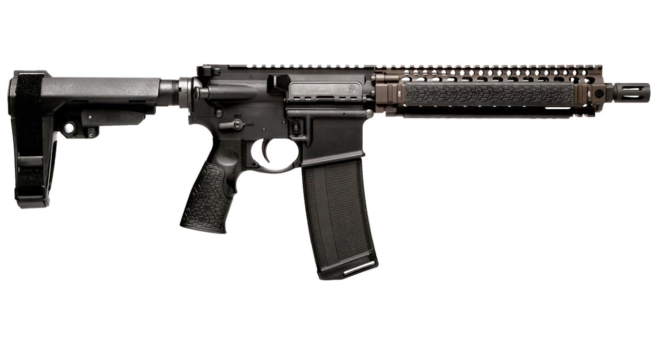 DANIEL DEFENSE MK18 5.56MM NATO PISTOL W/ FDE RAIL