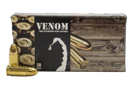 GECO 9mm 115 gr FMJ Venom 50/Box
