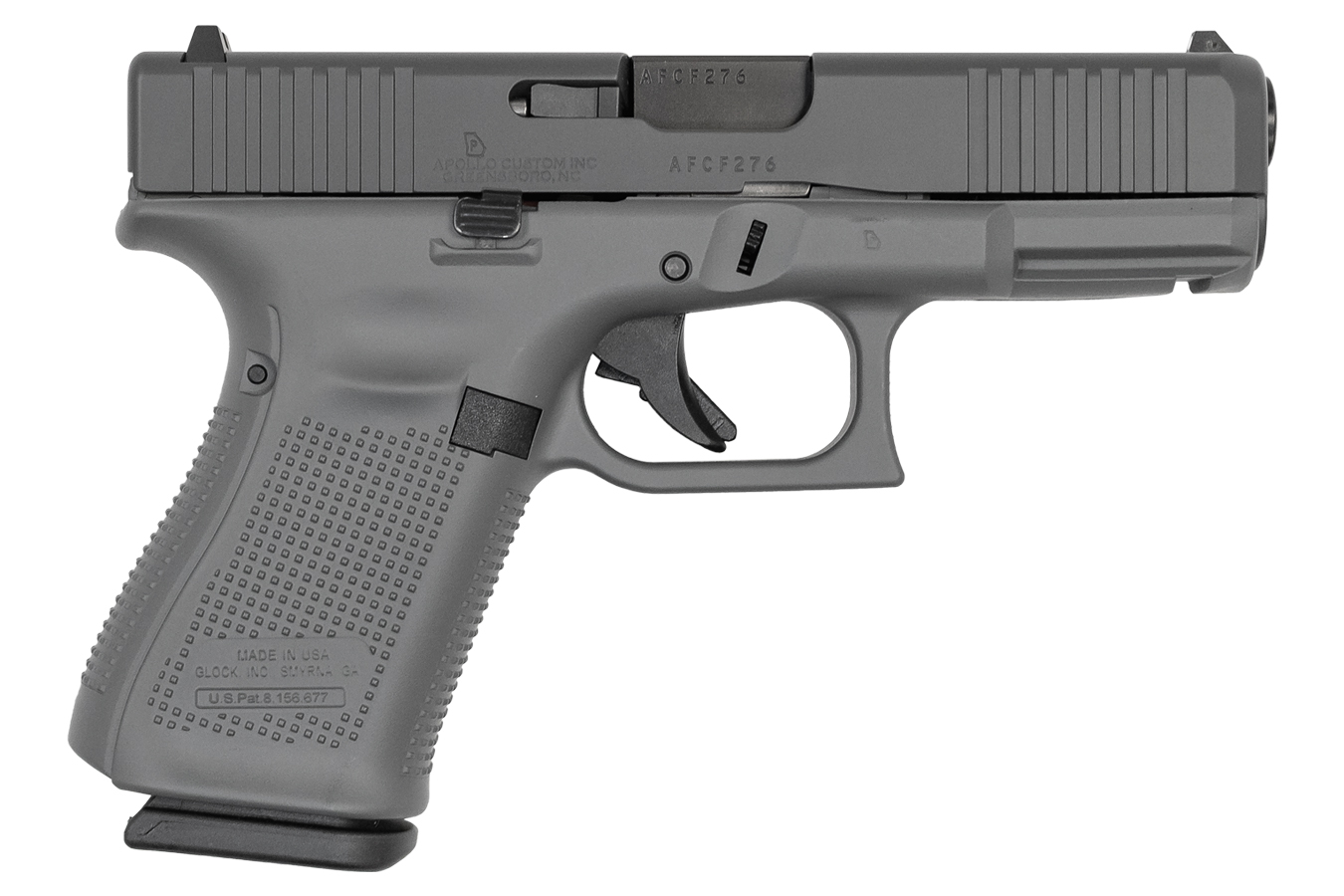 Glock 19 Gen5 9mm 15-Round Pistol with Concrete Cerakote Finish