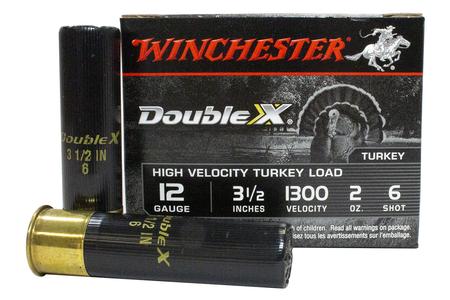 WINCHESTER AMMO 12 Gauge 3-1/2 Inch 6 Shot 2 oz Double X Turkey 25/Box