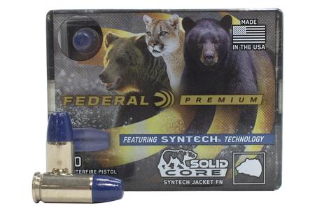 9MM +P 147 GR JHP SOLID CORE SYNTECH