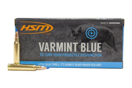 HSM 223 Rem 55 gr Sierra BlitzKing Varmint Blue 20/Box