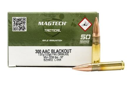 300 BLACKOUT 123 GR FMJ TACTICAL 50/BOX