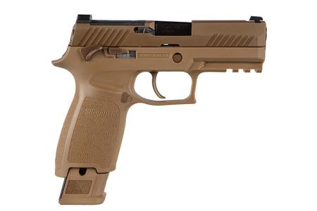 SIG SAUER P320 M18 Commemorative Edition 9mm Carry Size Flat Dark Earth (FDE) Striker-Fired Pistol