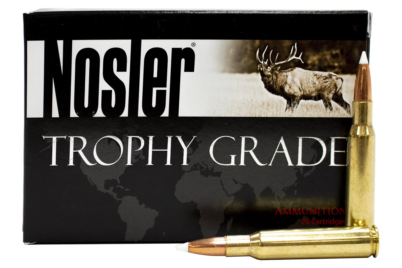 NOSLER 7X57MM MAUSER 140 GR ACCUBOND TROPHY GRADE 20/BOX