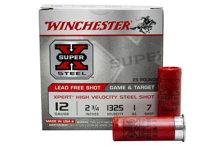 XPERT 12 GAUGE 2.75 IN 1 OZ 7 SHOT SUPER X HIGH VELOCITY 25/BOX