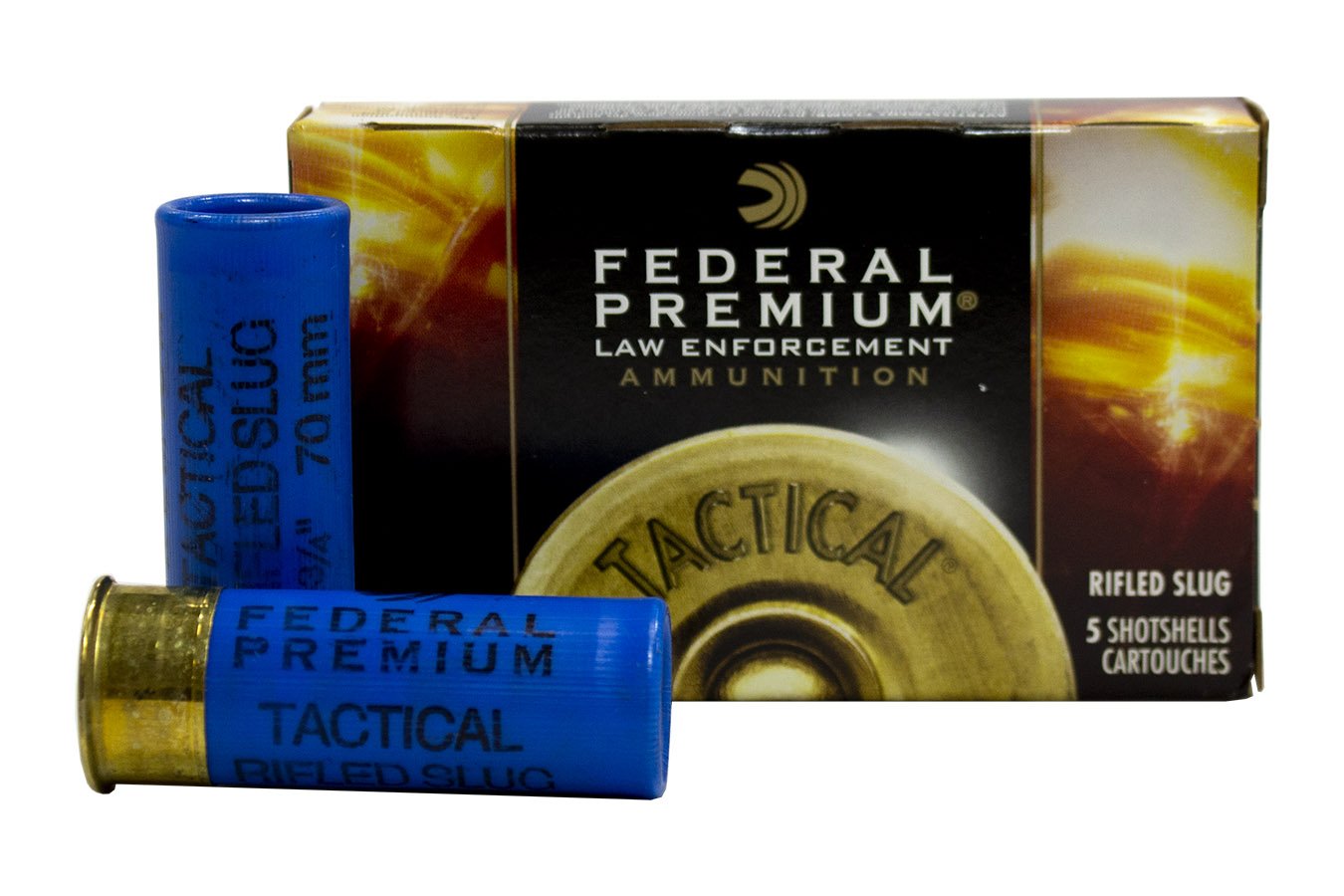 FEDERAL AMMUNITION 12 GAUGE 2.75 IN 1 OZ TACTICAL SLUG HYDRA-SHOK POLICE TRADE INFO 5/BOX