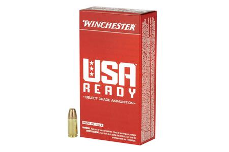 Winchester 9mm Luger 115 GR FMJ Flat Nose USA Ready 50/Box
