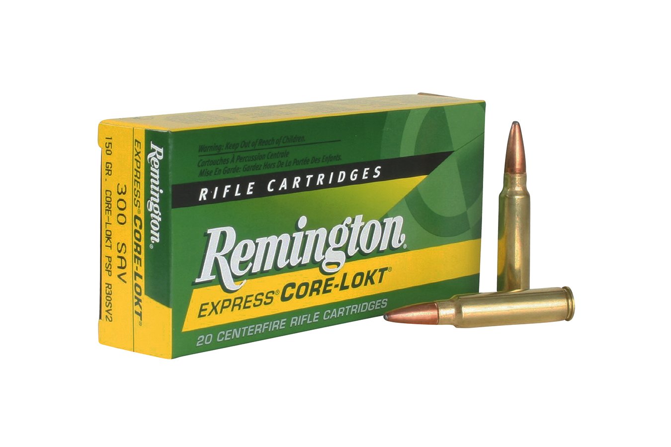 REMINGTON .300 SAVAGE CORE-LOKT POINTED SOFT POINT 20/BOX