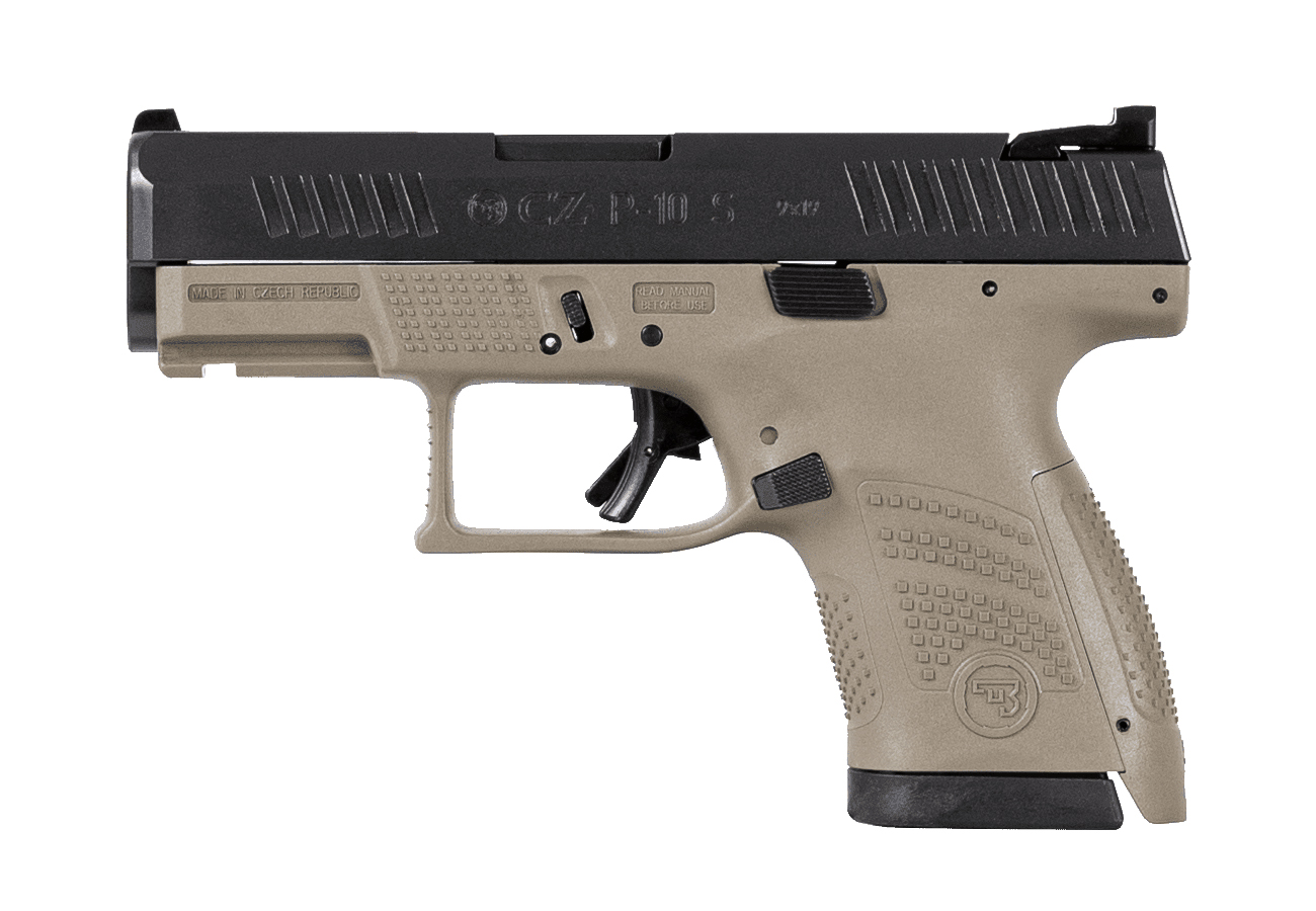 CZ P-10 S 9MM FLAT DARK EARTH PISTOL