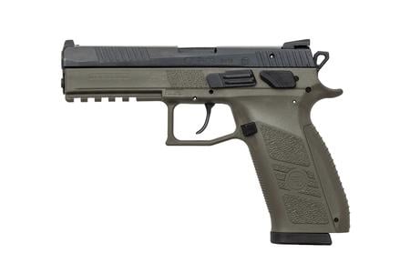 CZ P-09 9mm DA/SA Pistol with OD Green Frame