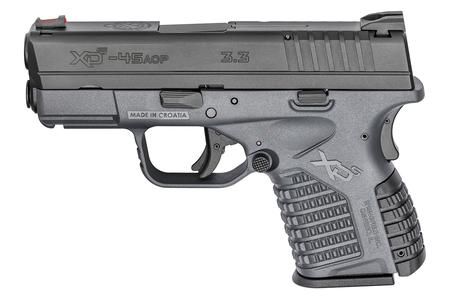 XDS 3.3 SINGLE STACK 45ACP WITH GRAY FRAME (MANUFACTURER SAMPLE)