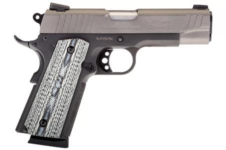 TAURUS 1911 COMMANDER 45ACP 4.25`` BK/CERAKOTE GRAY 1X8 VZ GRIP