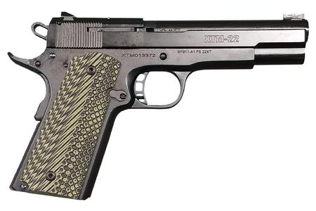 ROCK ISLAND ARMORY XT22 22WMR 1911 Pistol with OD Green G10 Grips