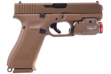 GLOCK 19x 9mm Full-Size FDE Pistol with Streamlight TLR7A Light