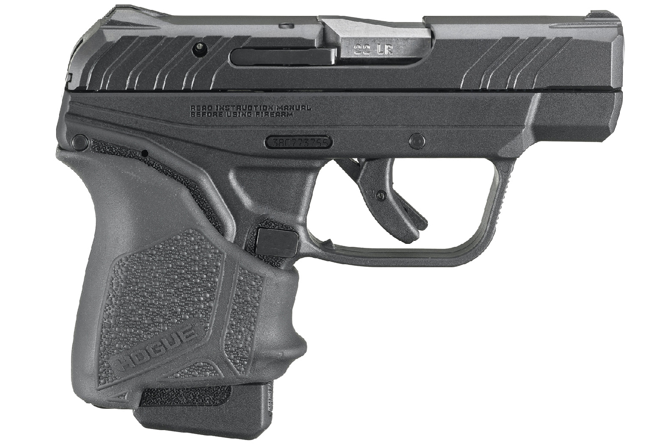 RUGER LCP II 22LR LITE RACK BLK 10 RD HOGUE GRIP