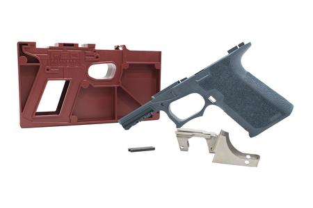 POLYMER80 PF940c 80 Percent Compact Pistol Frame Kit for Glock 19/23 (Blue Titanium)