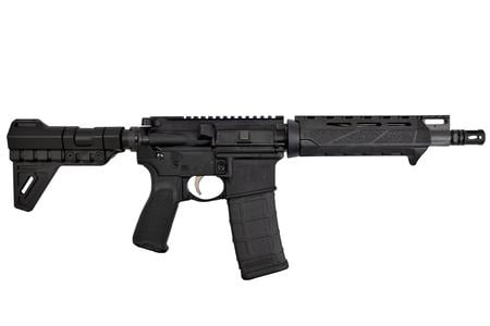 SAINT 5.56MM AR15 PISTOL WITH 9.6 INCH BARREL, M-LOK RAIL AND BLADE STOCK (LE)