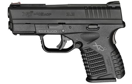SPRINGFIELD XDS 3.3 Single Stack 45ACP Black Essentials Package (Manufacturer Sample)