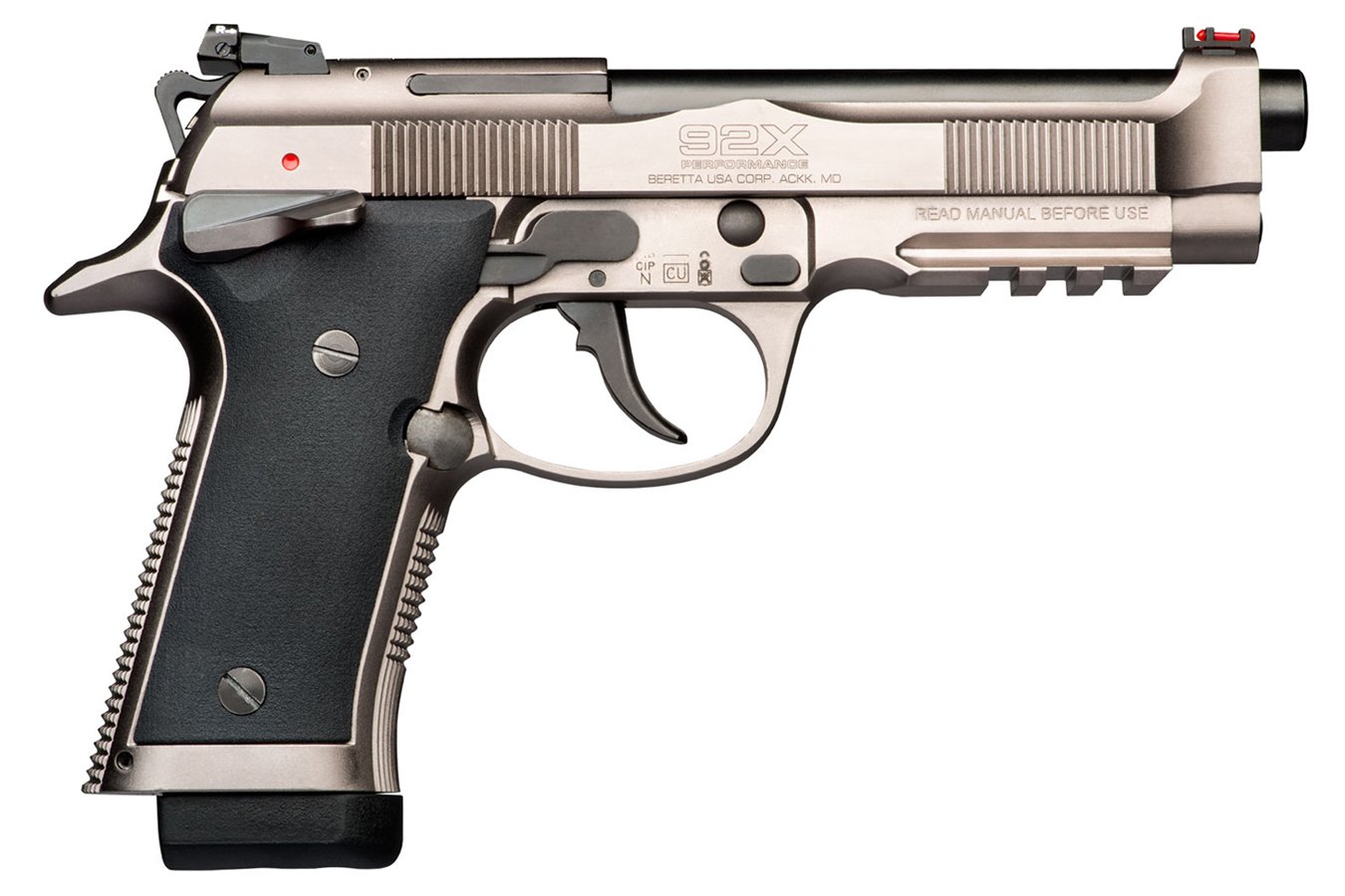 Beretta 92X Performance 9mm DA/SA Pistol with Gray Nistan Finish